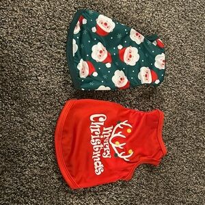 Two dog shirts size small
